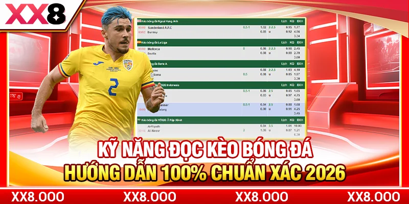 Cách Đọc Kèo Bóng Đá | Hướng Dẫn 100% Chuẩn Xác 2026